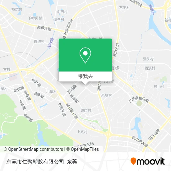 东莞市仁聚塑胶有限公司地图