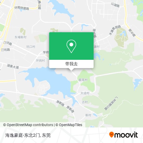 海逸豪庭-东北2门地图