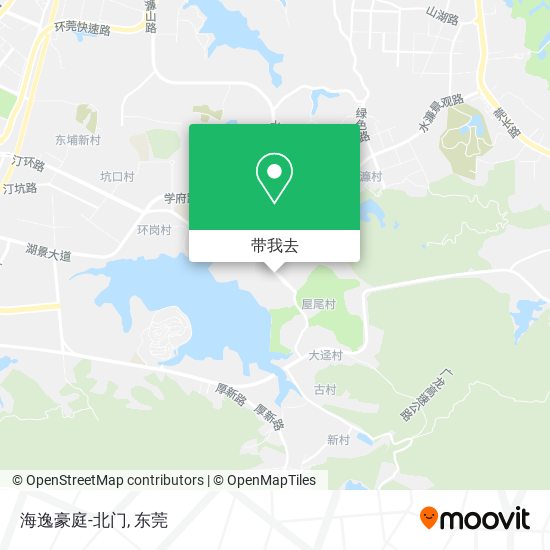 海逸豪庭-北门地图
