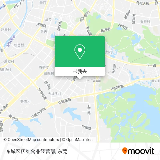 东城区庆红食品经营部地图
