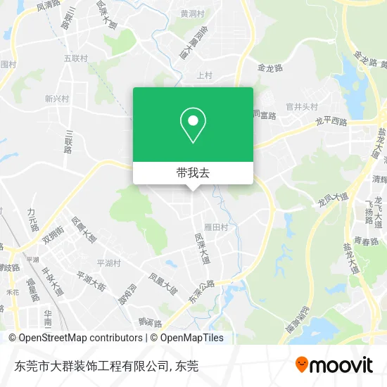 东莞市大群装饰工程有限公司地图