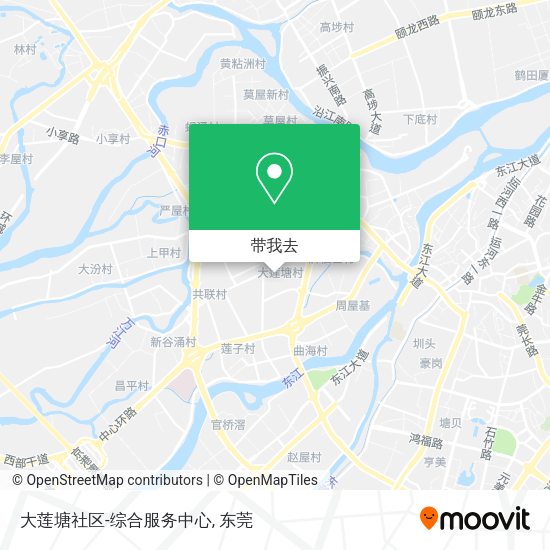 大莲塘社区-综合服务中心地图