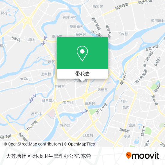 大莲塘社区-环境卫生管理办公室地图