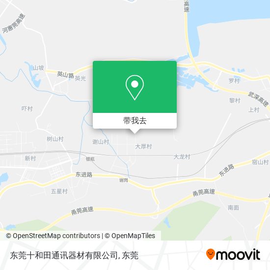 东莞十和田通讯器材有限公司地图