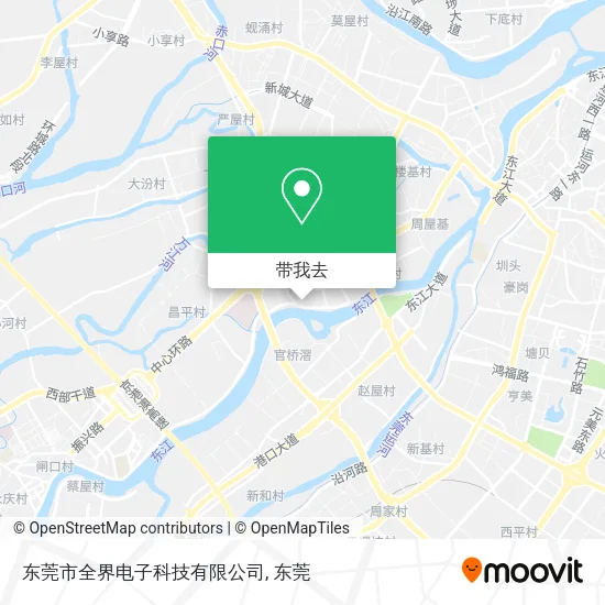 东莞市全界电子科技有限公司地图