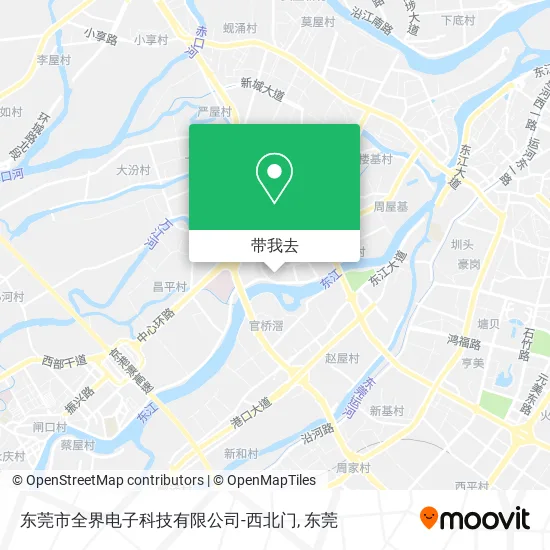 东莞市全界电子科技有限公司-西北门地图