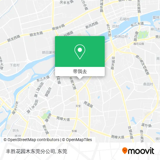 丰胜花园木东莞分公司地图