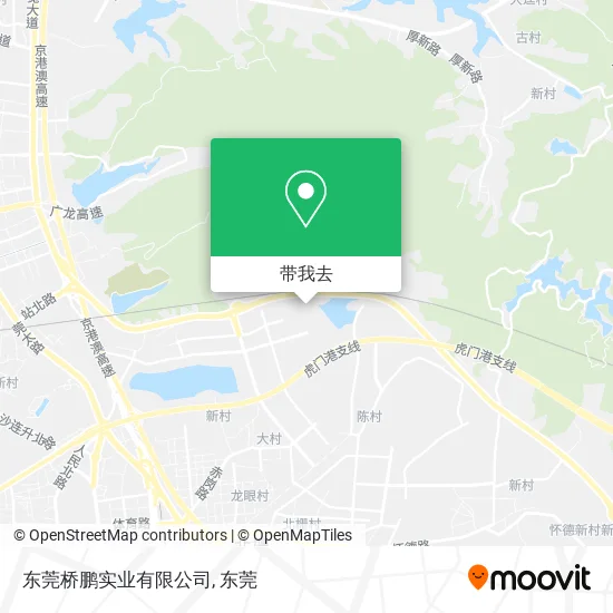 东莞桥鹏实业有限公司地图