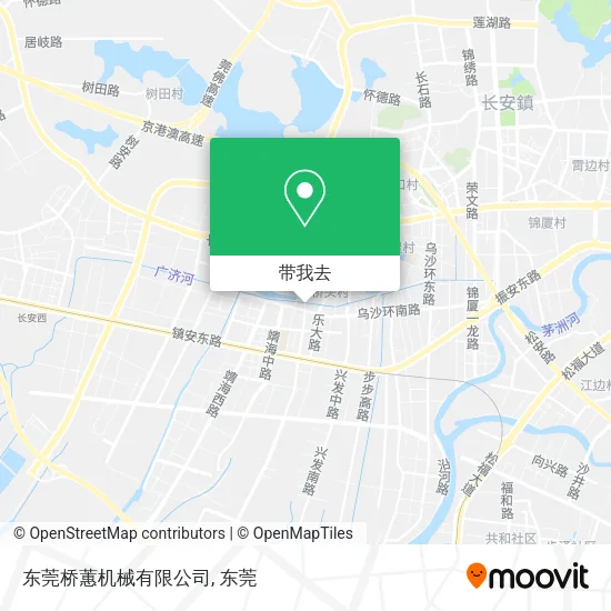 东莞桥蕙机械有限公司地图