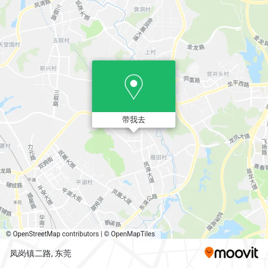 凤岗镇二路地图