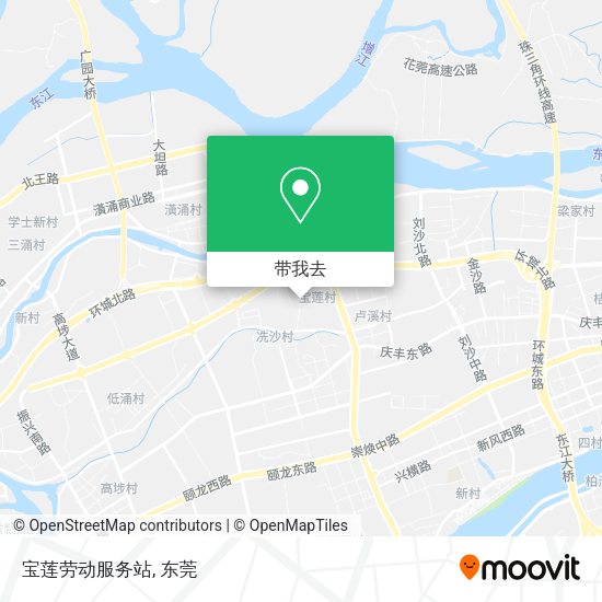 宝莲劳动服务站地图