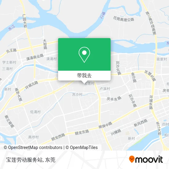 宝莲劳动服务站地图