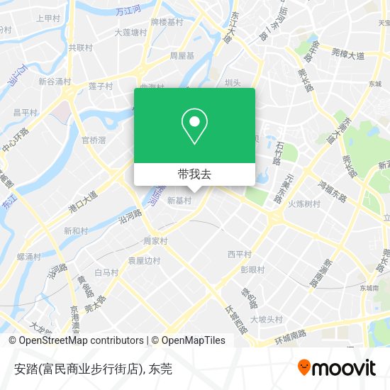 安踏(富民商业步行街店)地图
