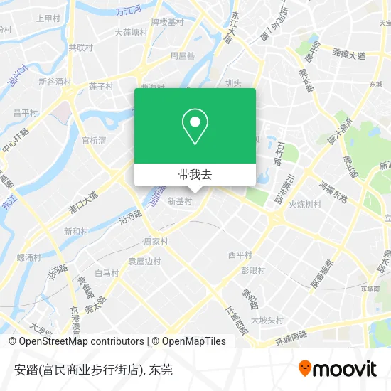 安踏(富民商业步行街店)地图