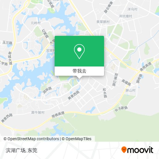 滨湖广场地图