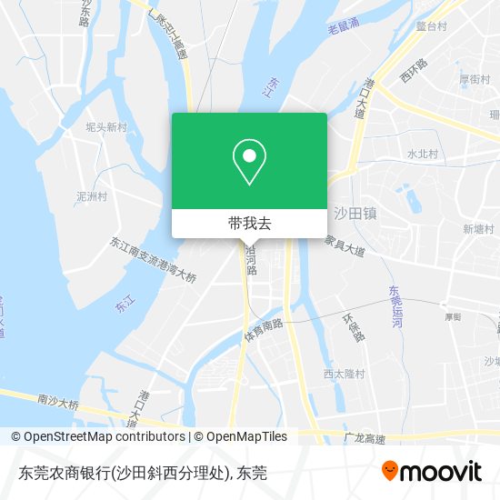 东莞农商银行(沙田斜西分理处)地图