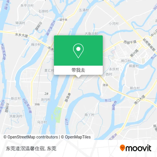 东莞道滘温馨住宿地图