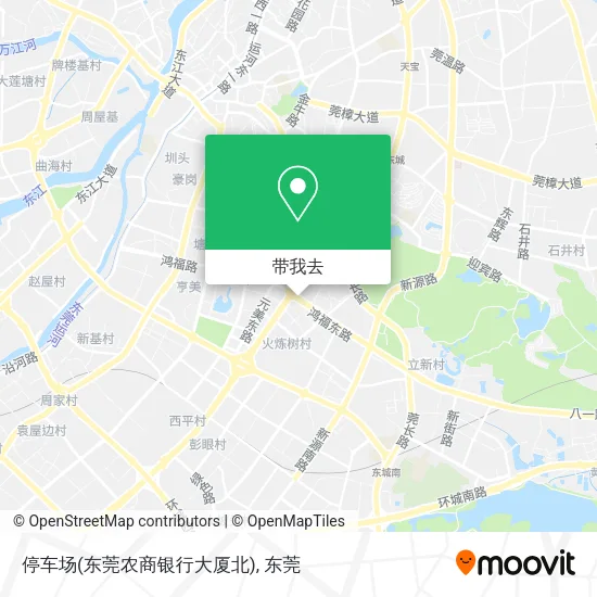 停车场(东莞农商银行大厦北)地图