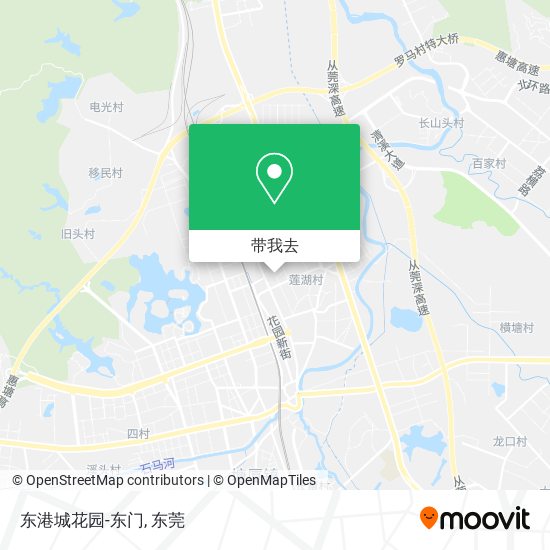 东港城花园-东门地图