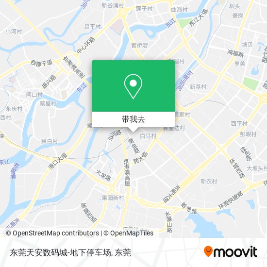 东莞天安数码城-地下停车场地图