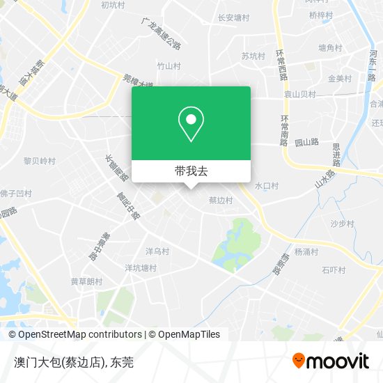 澳门大包(蔡边店)地图