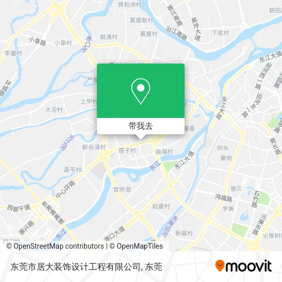 东莞市居大装饰设计工程有限公司地图