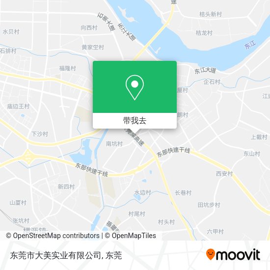 东莞市大美实业有限公司地图