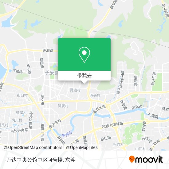万达中央公馆中区-4号楼地图