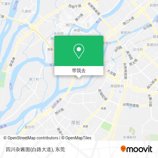 四川杂酱面(白路大道)地图