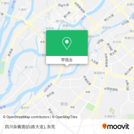 四川杂酱面(白路大道)地图