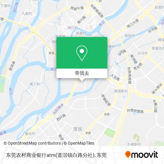 东莞农村商业银行atm(道滘镇白路分社)地图