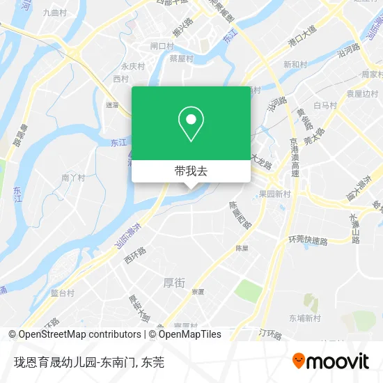 珑恩育晟幼儿园-东南门地图
