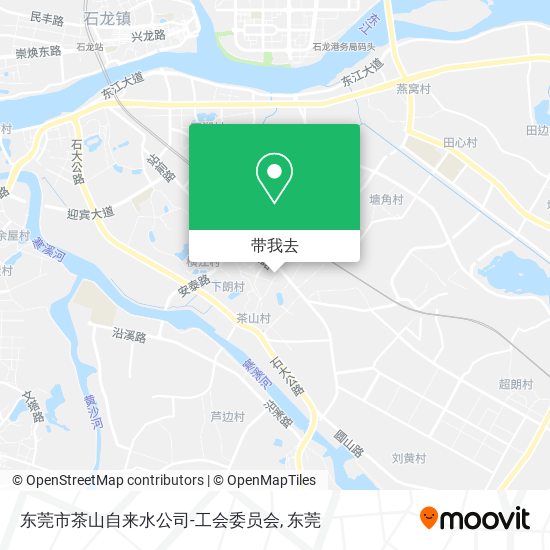 东莞市茶山自来水公司-工会委员会地图