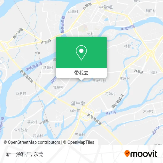 新一涂料厂地图