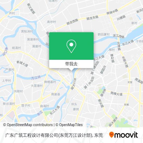广东广筑工程设计有限公司(东莞万江设计部)地图