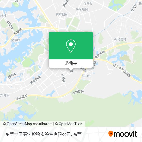 东莞兰卫医学检验实验室有限公司地图
