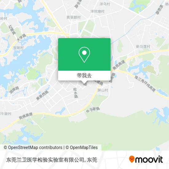 东莞兰卫医学检验实验室有限公司地图