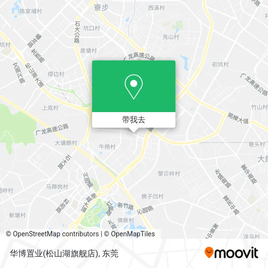 华博置业(松山湖旗舰店)地图