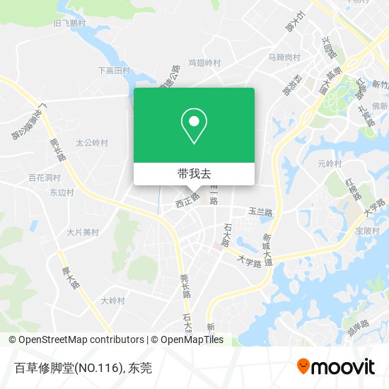 百草修脚堂(NO.116)地图