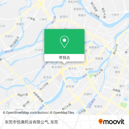 东莞市悦康药业有限公气地图