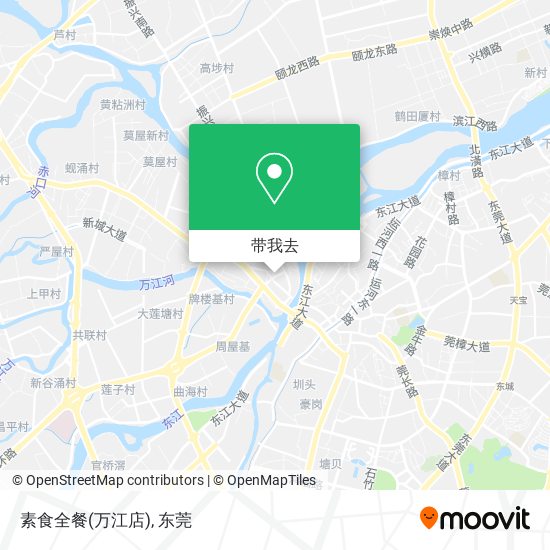 素食全餐(万江店)地图