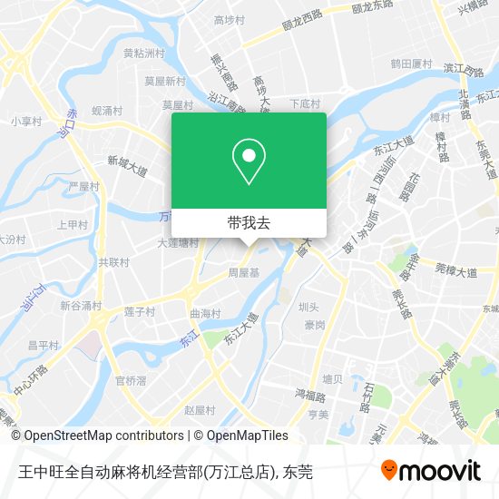 王中旺全自动麻将机经营部(万江总店)地图