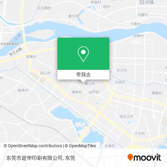 东莞市超华印刷有限公司地图
