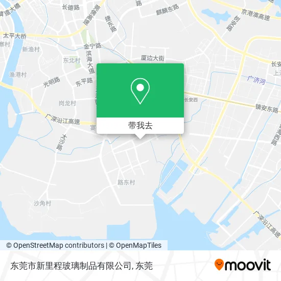 东莞市新里程玻璃制品有限公司地图