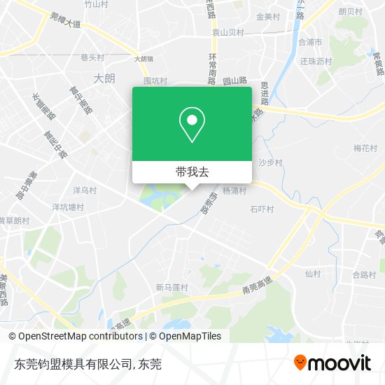 东莞钧盟模具有限公司地图