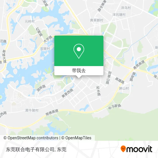 东莞联合电子有限公司地图