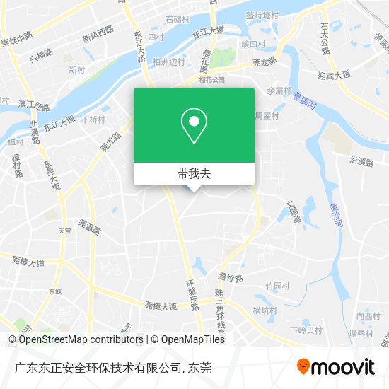 广东东正安全环保技术有限公司地图