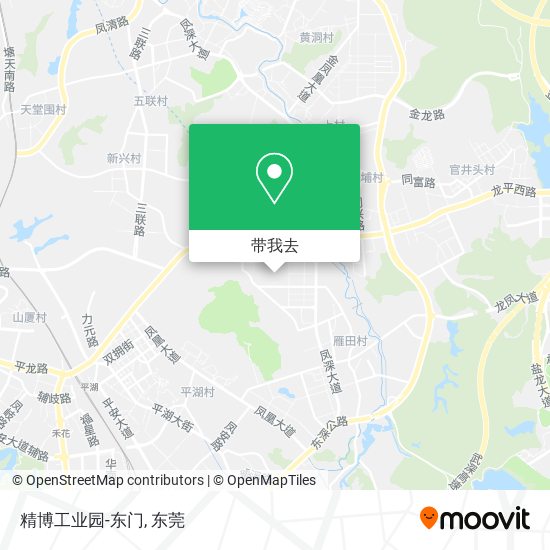 精博工业园-东门地图