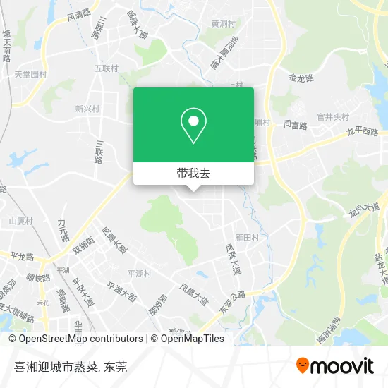 喜湘迎城市蒸菜地图