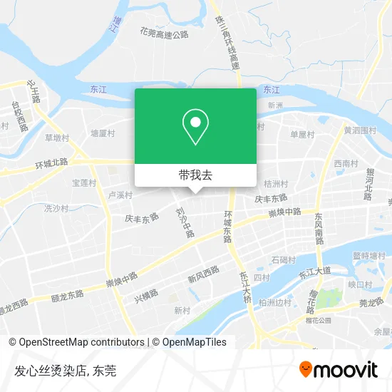 发心丝烫染店地图